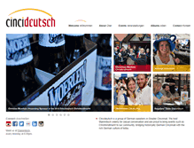 Tablet Screenshot of cincideutsch.com